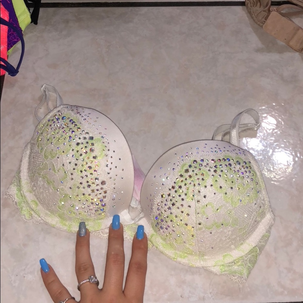 Dream Angels rhinestone push up bra